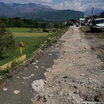 Obnova vodovoda in cestišča v naselju Zduša (1)